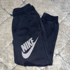 Black Nike joggers